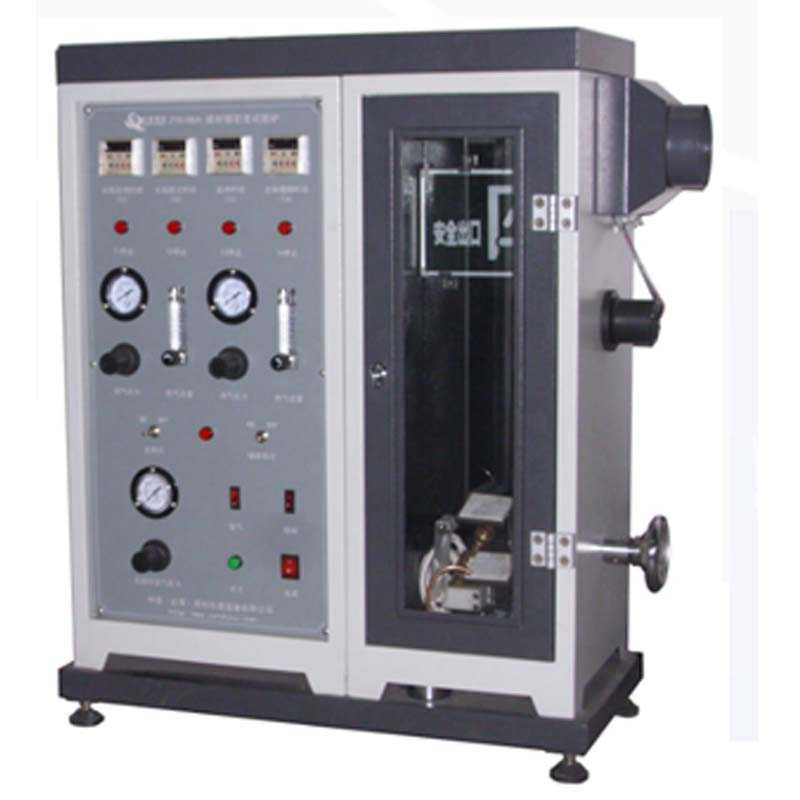 Building materials smoke density tester