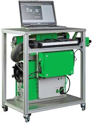 Blow-By Test System for Gravimetric and Photometric Oil Content Determination