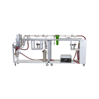 Compressed air filter test bench