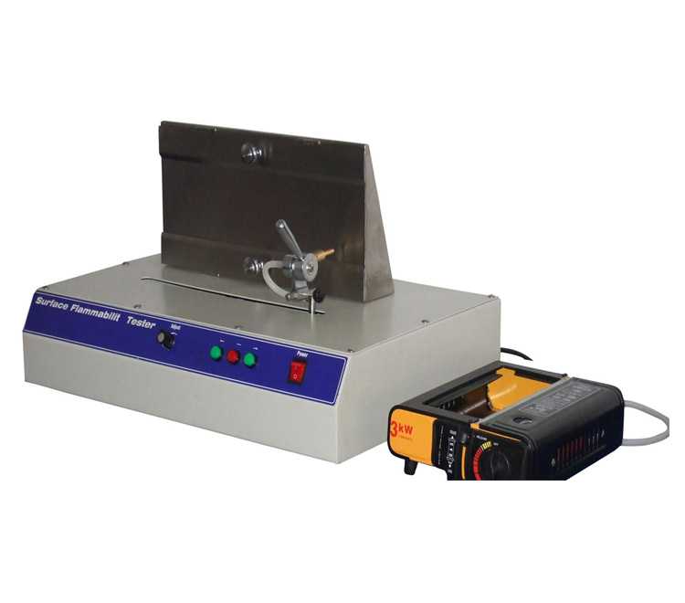 textile surface burning tester